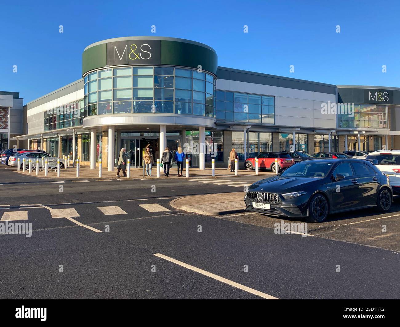 Marks and Spencer, Craigleith Retail Park, Édimbourg, Écosse - Image de stock capturée avec un smartphone