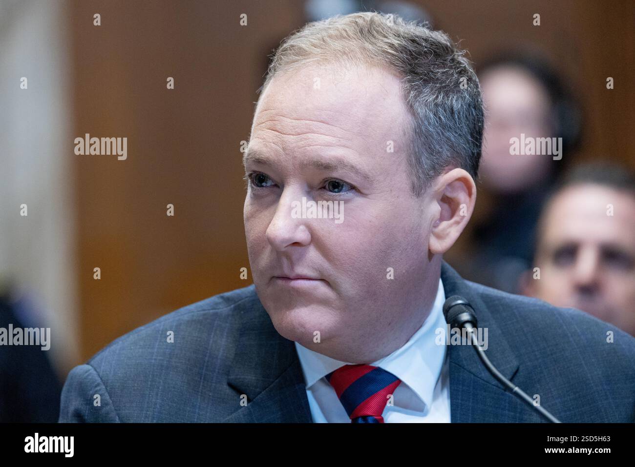 16 janvier 2025 - Washington DC : la Commission sénatoriale de l'environnement et des travaux publics examine la nomination de Lee Zeldin au poste d'administrateur de l'EPA/ Banque D'Images