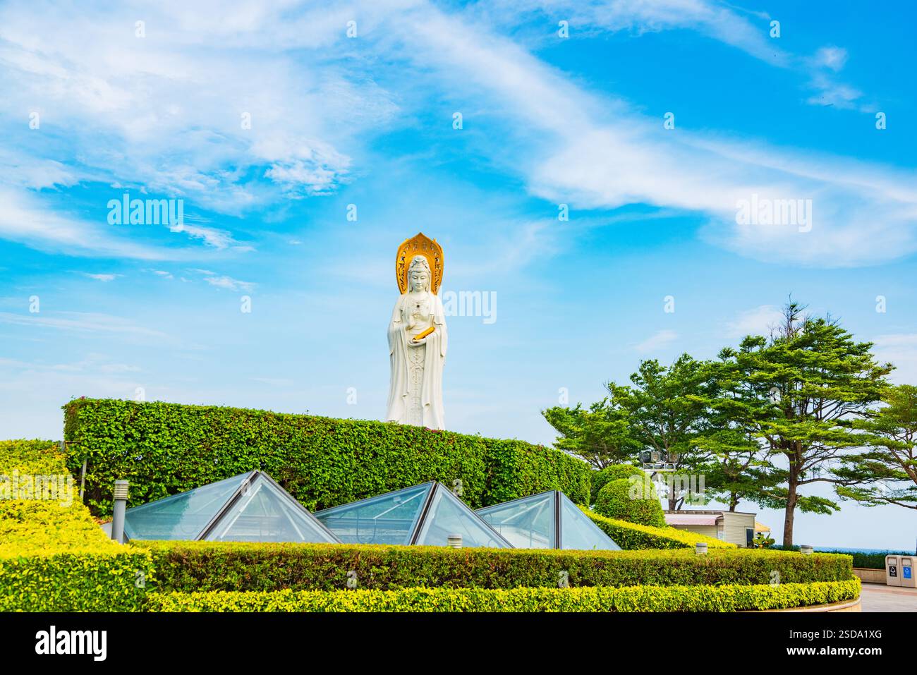 Temple Nanshan Guanyin à Sanya, Hainan Banque D'Images
