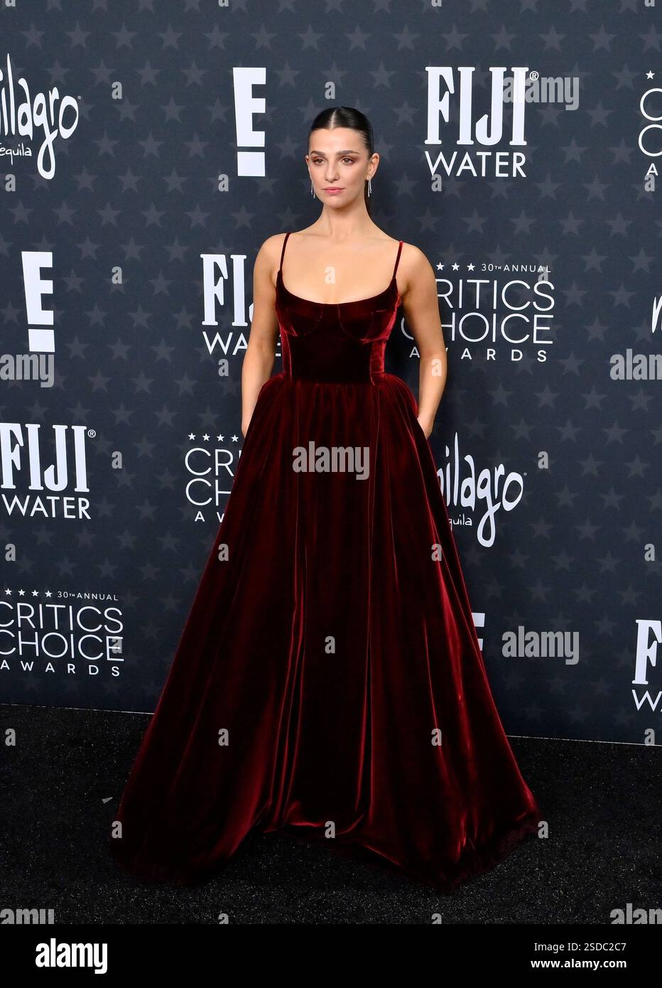 Santa Monica, États-Unis. 07 février 2025. Marisa Abela assiste à la 30e édition des Critics' Choice Awards au Barker Hanger à Santa Monica, Californie, le vendredi 7 février 2025. Photo de Jim Ruymen/UPI. Crédit : UPI/Alamy Live News Banque D'Images