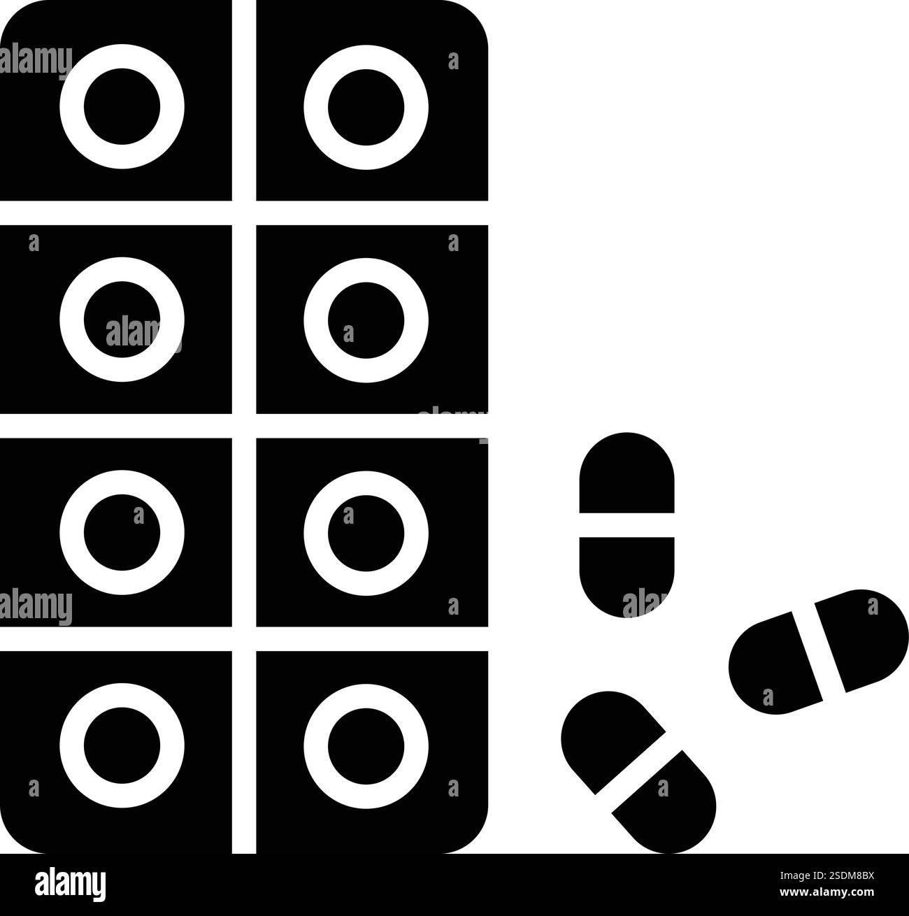 Illustration de conception d'icône de vecteur de médecine Illustration de Vecteur