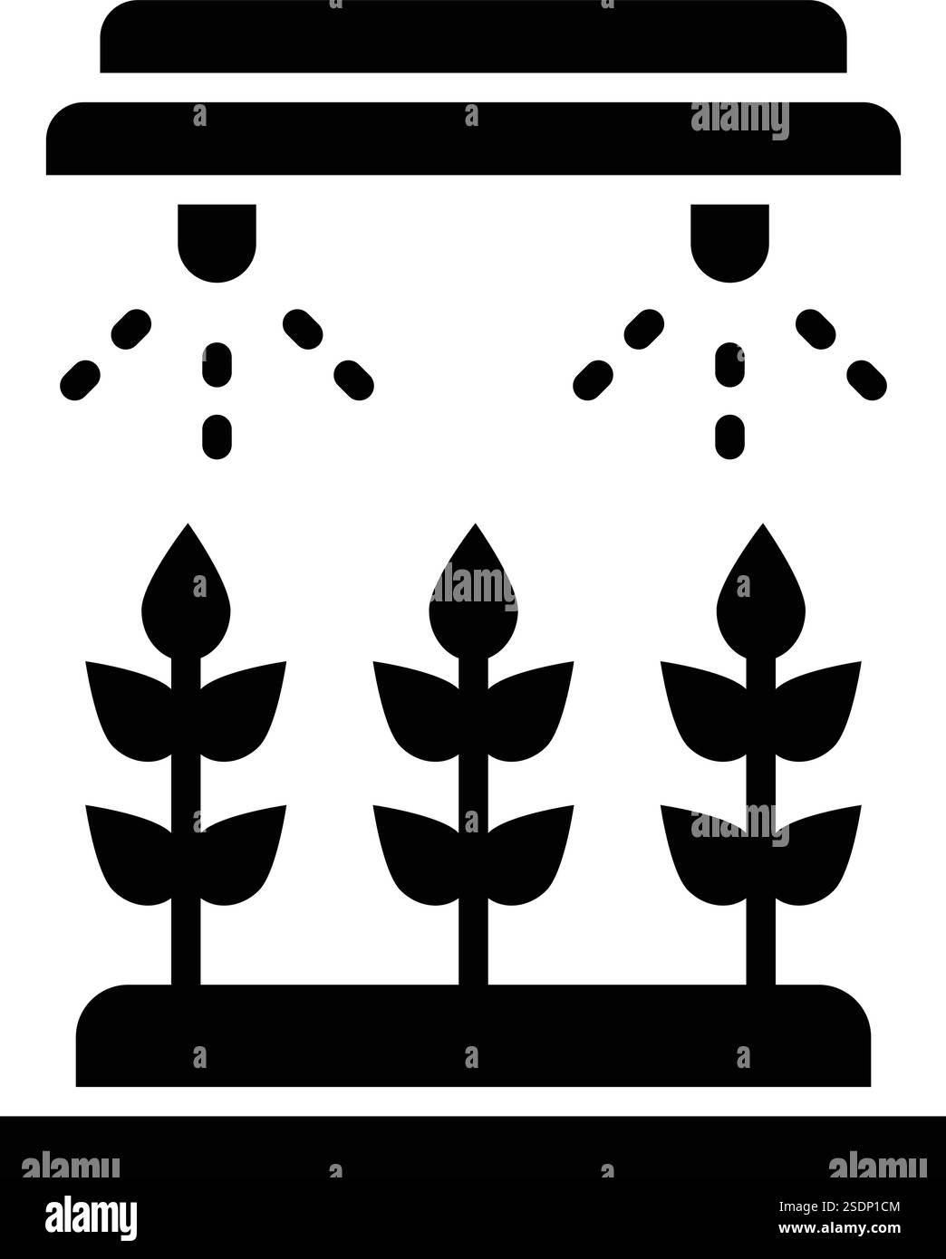 Illustration de conception d'icône vectorielle d'arroseur Illustration de Vecteur