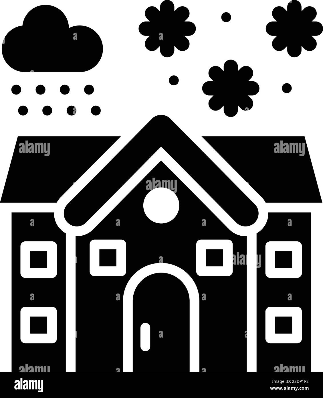 Illustration de conception d'icône de vecteur de maison Illustration de Vecteur