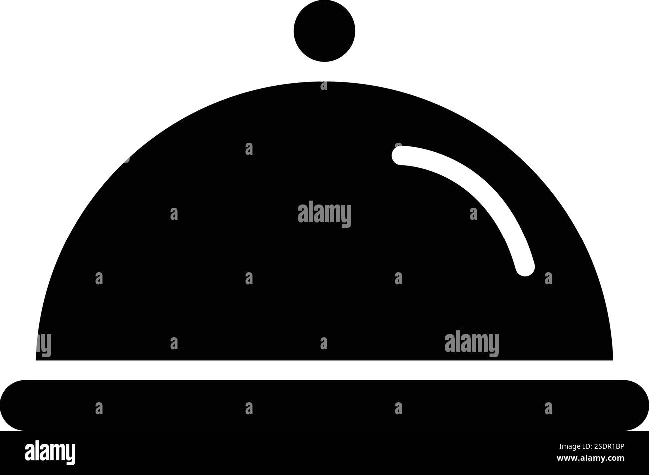Illustration de conception d'icône de vecteur de plateau alimentaire Illustration de Vecteur