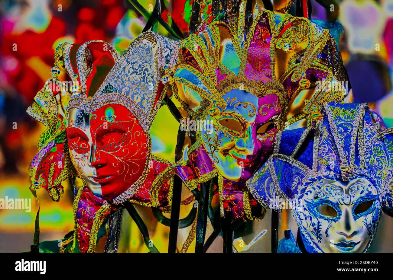 les couleurs du carnaval Banque D'Images