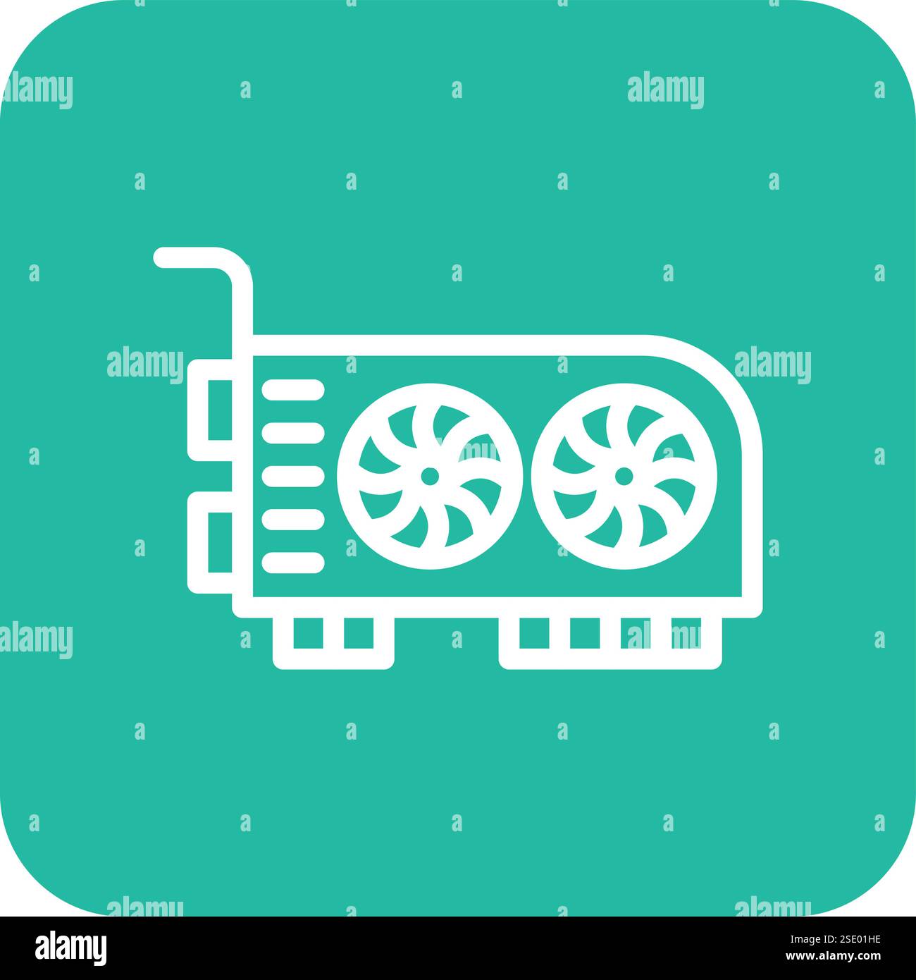 Illustration de conception d'icône vectorielle de carte vidéo Illustration de Vecteur