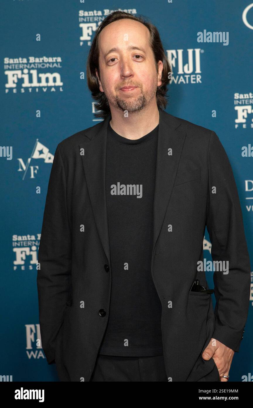 Aaron Craig BEI der Premiere des Kinofilms 'Horizon : an American Saga - Chapter 2 / Horizon 2 - Eine amerikanische Saga' auf dem 40. Festival international du film de Santa Barbara 2025 im Arlington Theatre. Santa Barbara, 07.02.2025 Banque D'Images