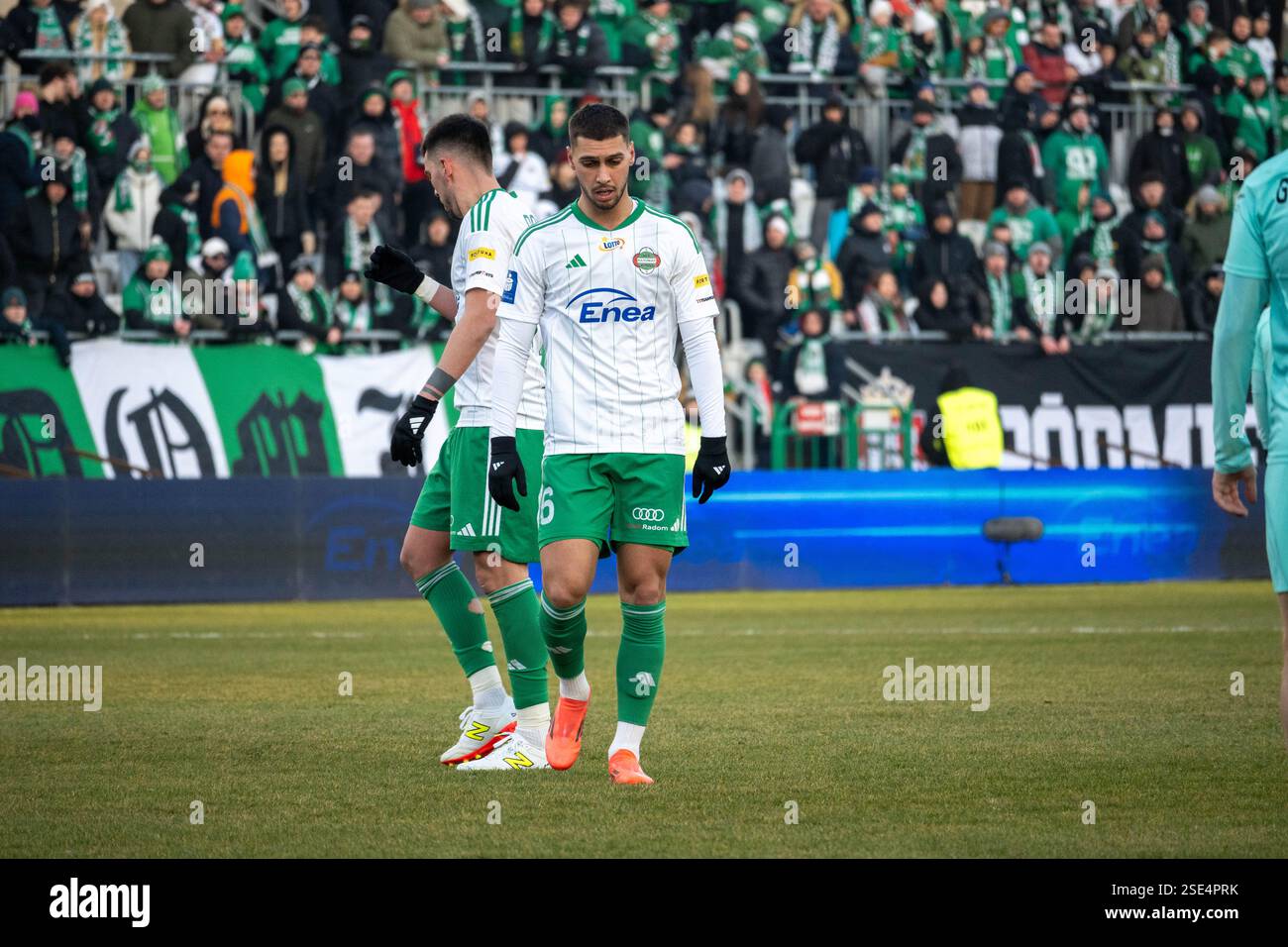 Radom, Pologne. Radomiak Radom joueur Bruno Jordao. PKO BP Ektraklasa match Radomiak Radom vs Śląsk Wrocław Banque D'Images