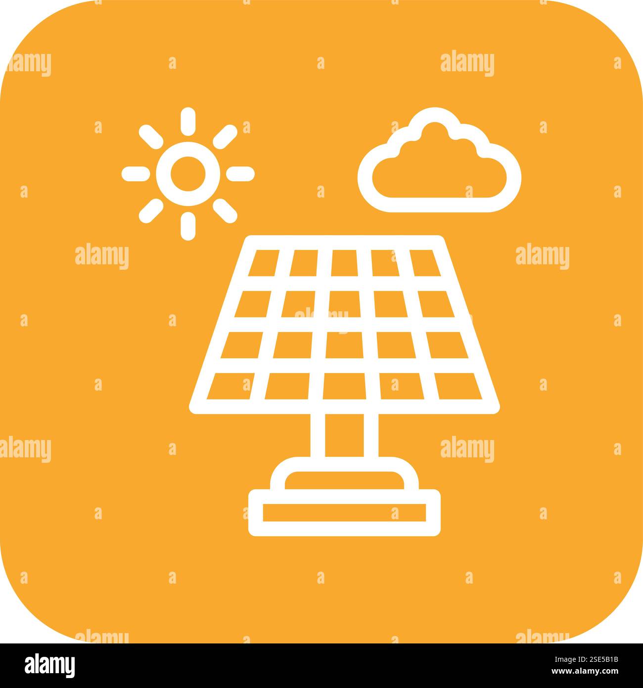 Illustration de conception d'icône de vecteur de système solaire Illustration de Vecteur