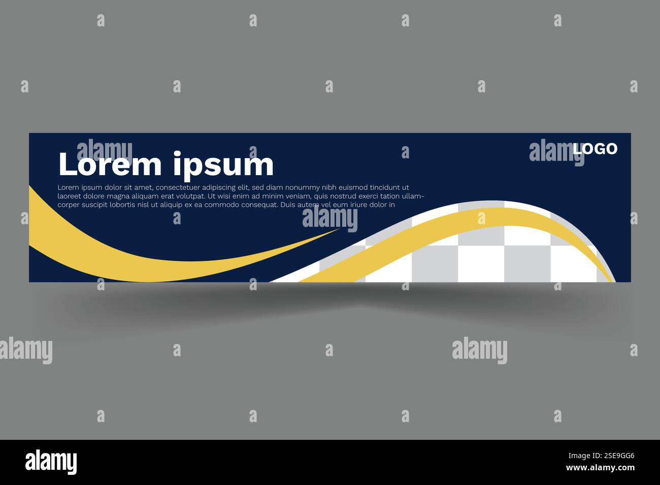 Design de bannière LinkedIn Illustration de Vecteur
