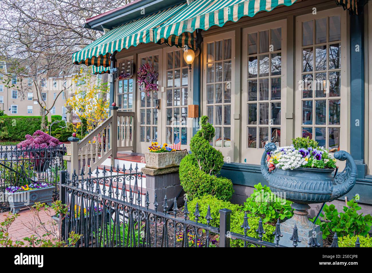 Une belle journée de printemps à Cape May New Jersey Banque D'Images