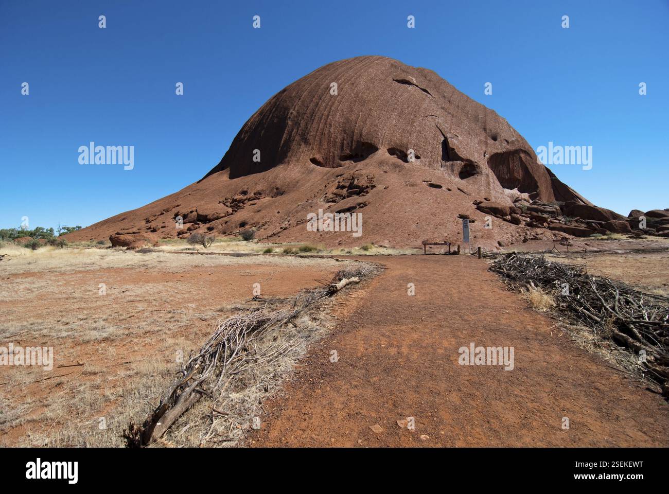 Uluru, Ayers Rock, territoire du Nord, Australie, août 2009, Océanie Banque D'Images