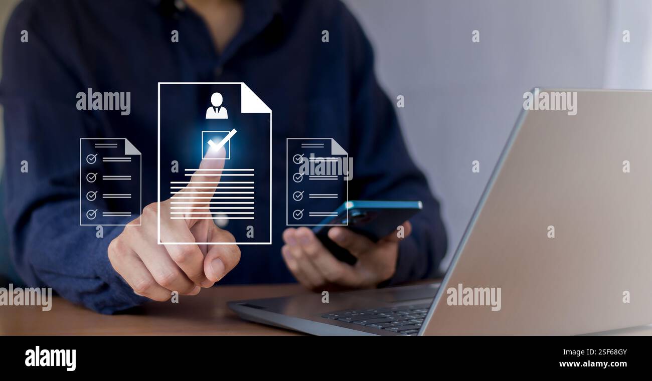 Gestion des ressources humaines ressources humaines équipe de recrutement gestion du personnel concept opérationnel concept de recrutement Banque D'Images