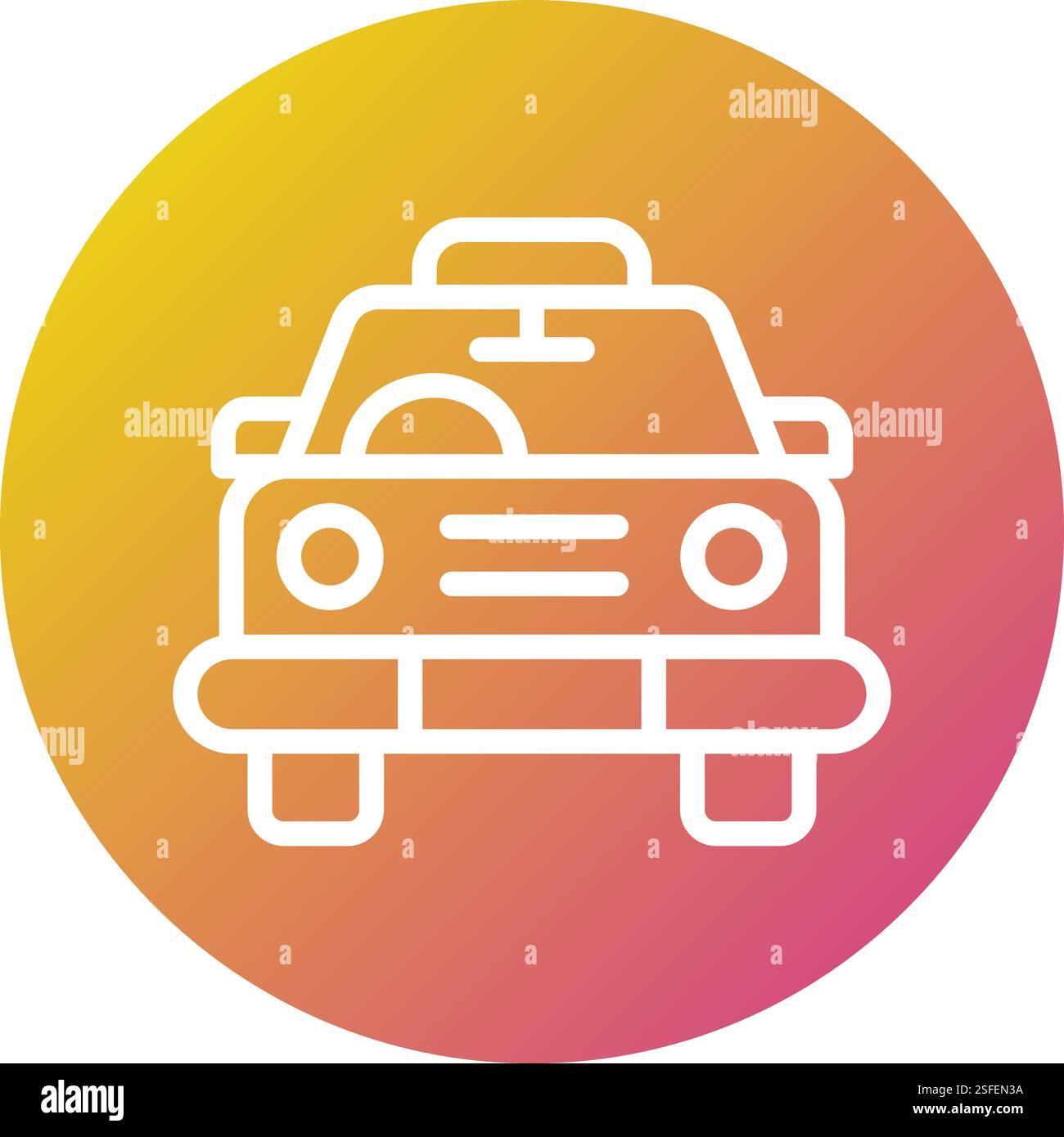 Illustration de conception d'icône de vecteur de taxi Illustration de Vecteur