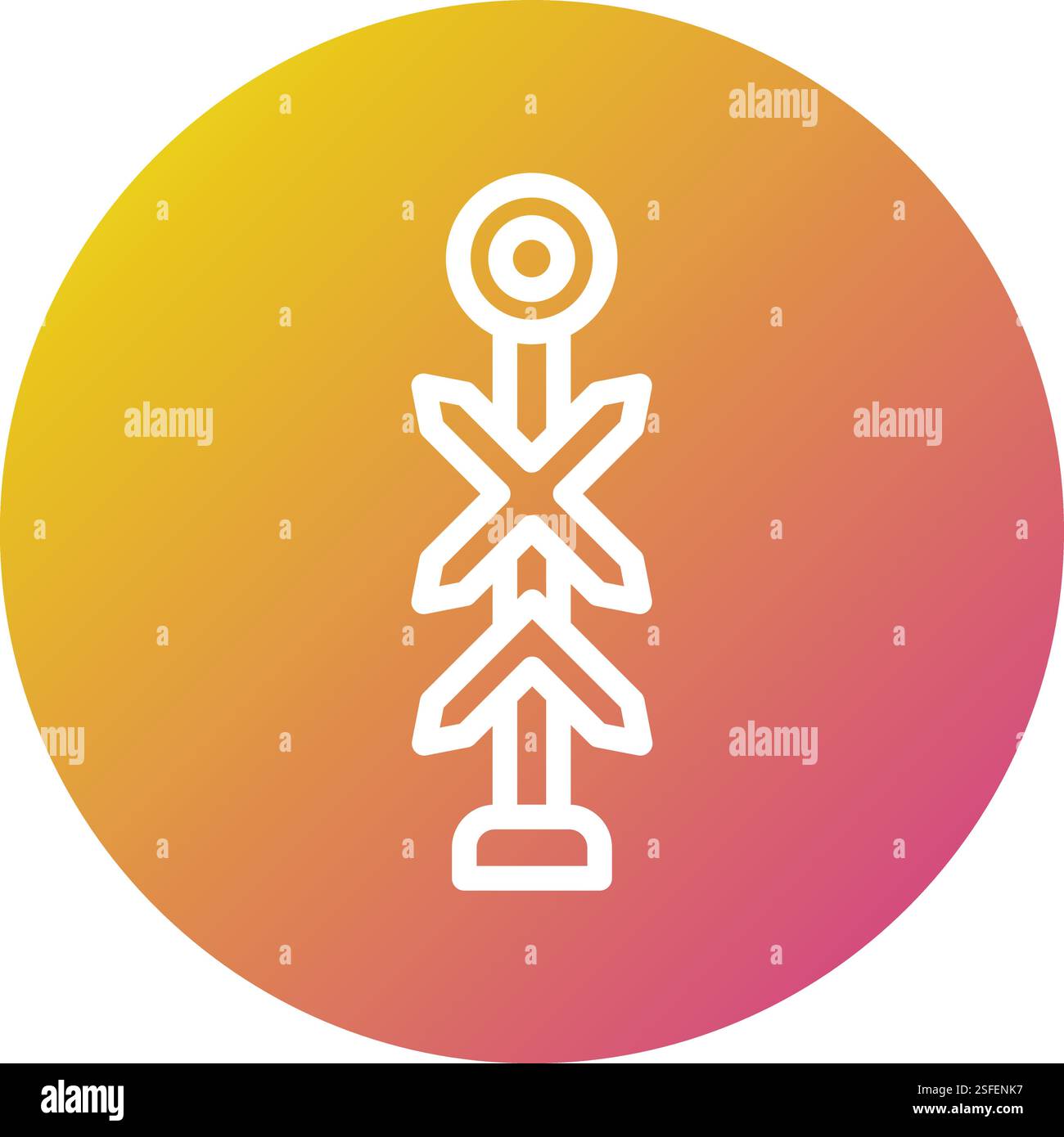 Illustration de conception d'icône vectorielle multiligne Illustration de Vecteur