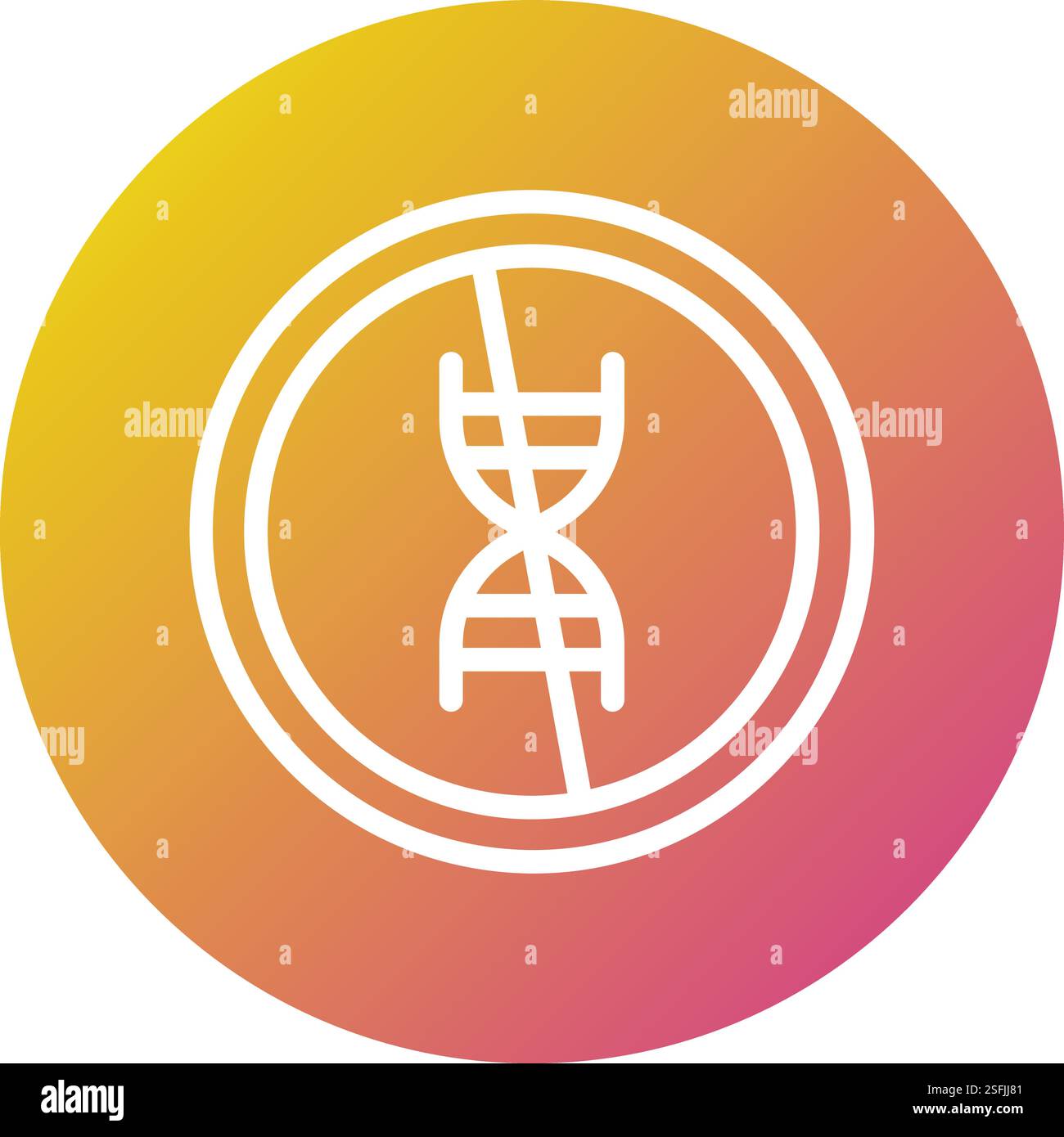 Aucune illustration de conception d'icône de vecteur d'ogm Illustration de Vecteur