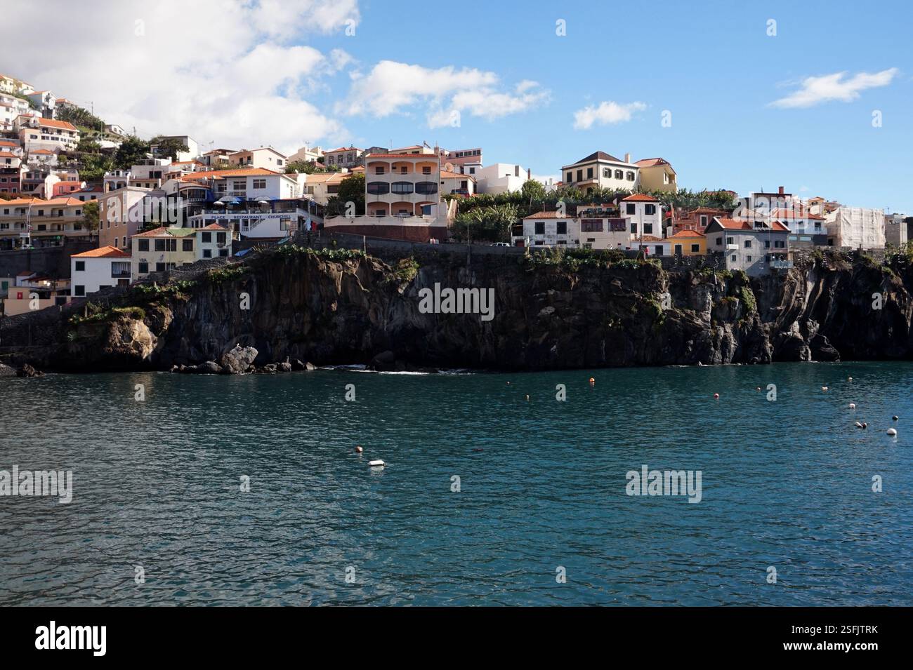 Port de Câmara de Lobos, Madère, Portugal Banque D'Images