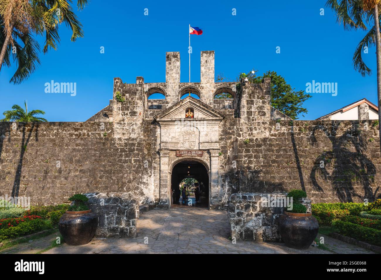 Fort San Pedro, une structure de défense militaire à Cebu, Philippines Banque D'Images