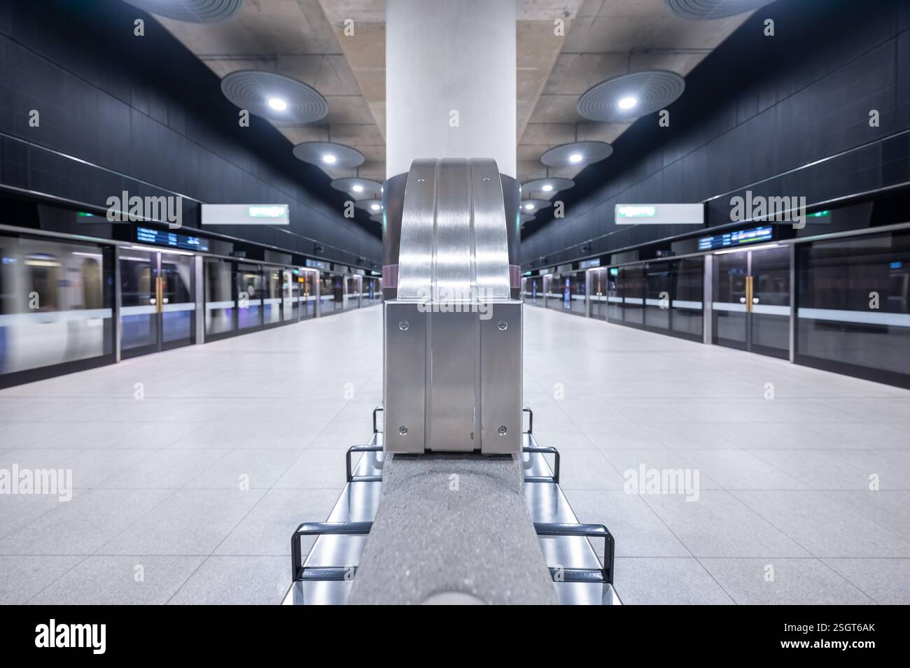Woolwich Elizabeth Line Station, Londres Banque D'Images