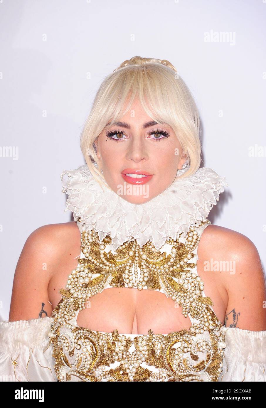 Lady Gaga participant à A STAR Is BORN - première britannique au vue West End Londres jeudi 27 septembre 2018 Banque D'Images