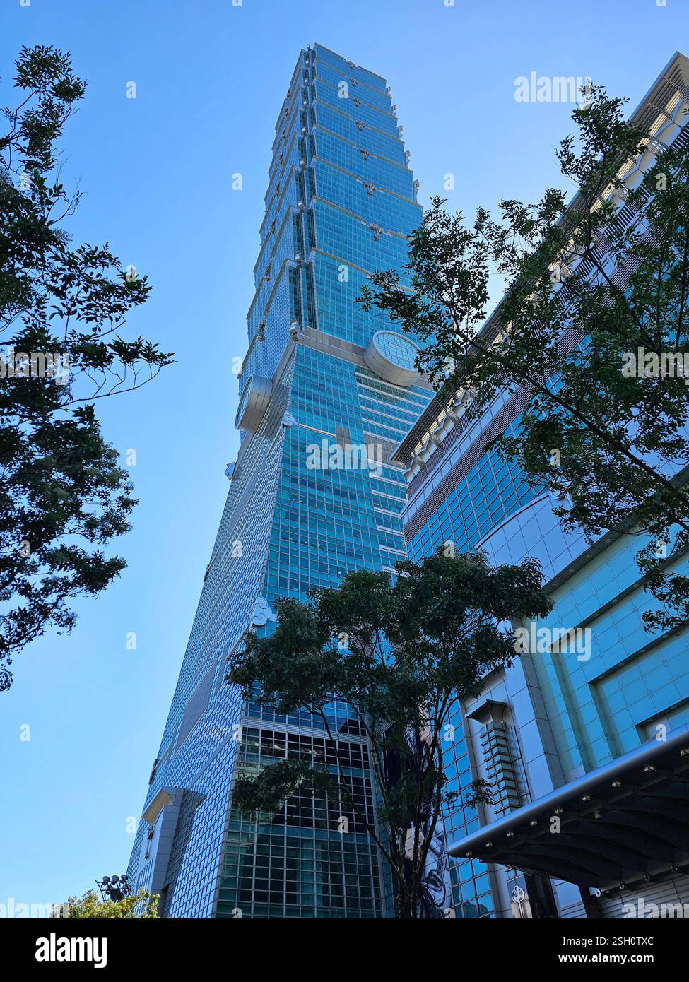 Taipei, Taiwan - 19 septembre 2023 - Taipei 101 - Image de stock capturée avec un smartphone