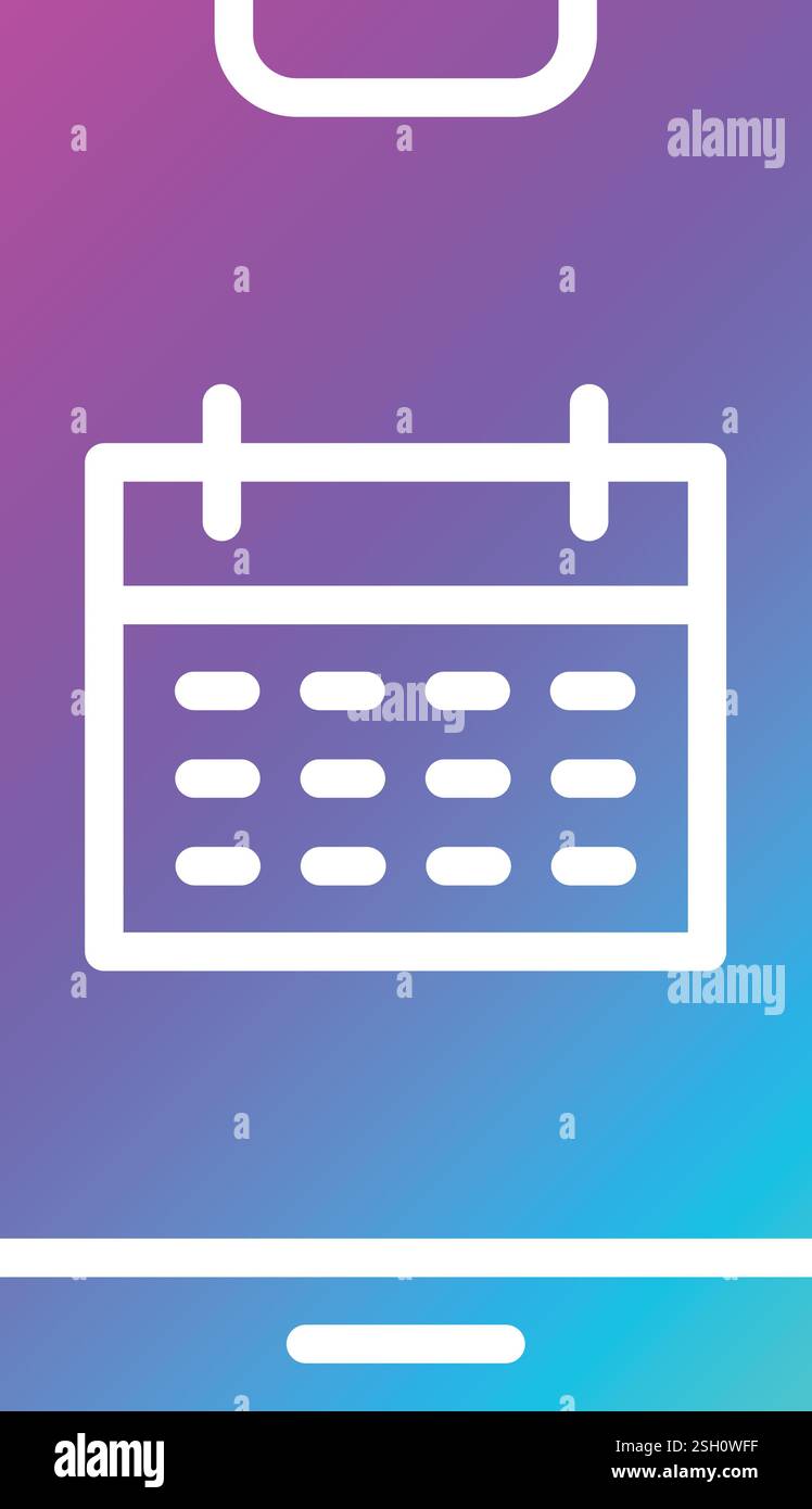 Illustration de la conception de l'icône du vecteur de calendrier Illustration de Vecteur