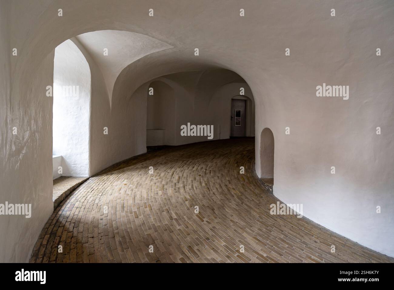 Scènes hivernales à Rundetarn Tower. Copenhague, Danemark Banque D'Images