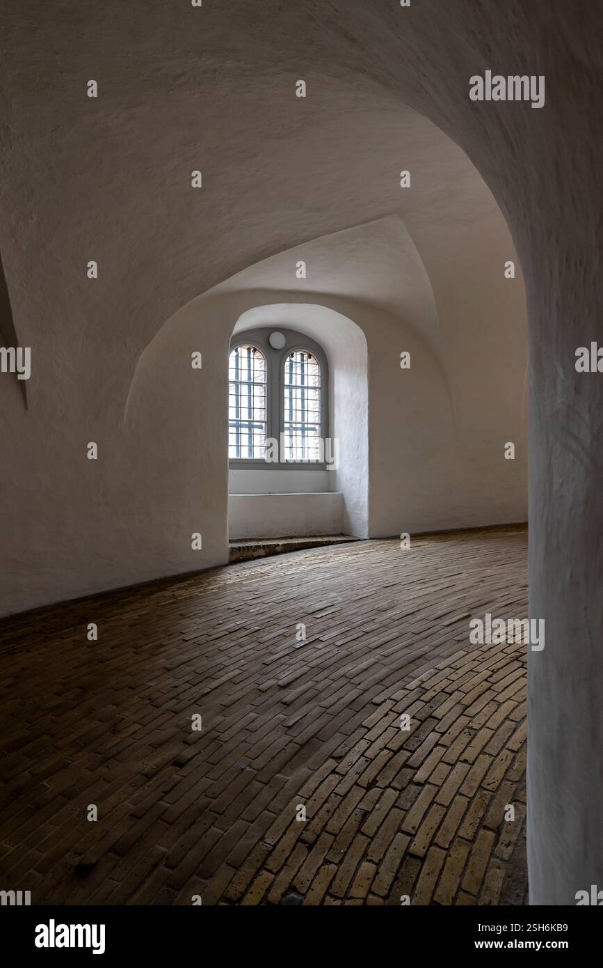 Scènes hivernales à Rundetarn Tower. Copenhague, Danemark Banque D'Images