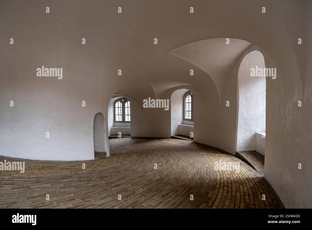Scènes hivernales à Rundetarn Tower. Copenhague, Danemark Banque D'Images