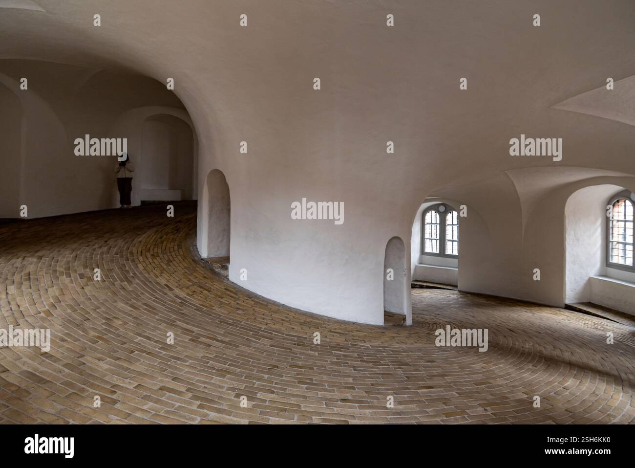 Scènes hivernales à Rundetarn Tower. Copenhague, Danemark Banque D'Images