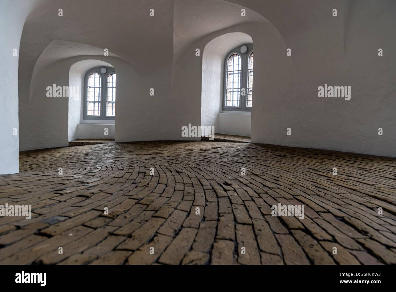 Scènes hivernales à Rundetarn Tower. Copenhague, Danemark Banque D'Images
