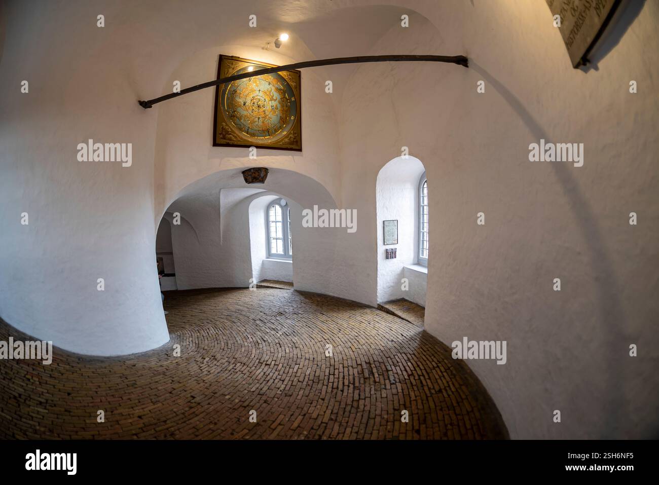 Scènes hivernales à Rundetarn Tower. Copenhague, Danemark Banque D'Images