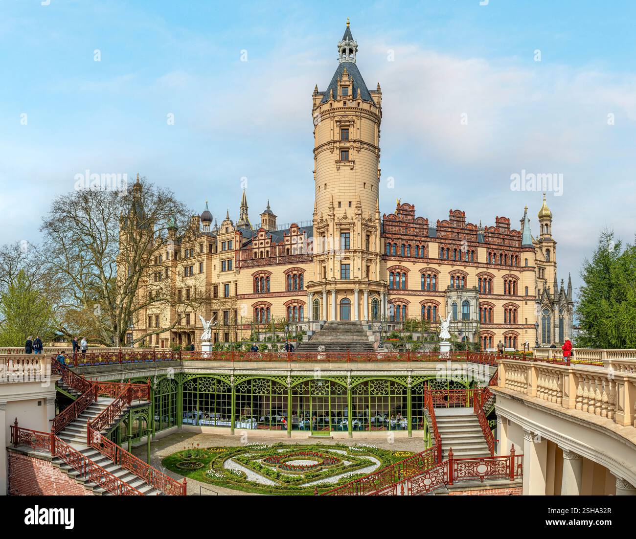 Palais Schwerin, Schwerin, Mecklembourg-Poméranie Occidentale, Allemagne Banque D'Images