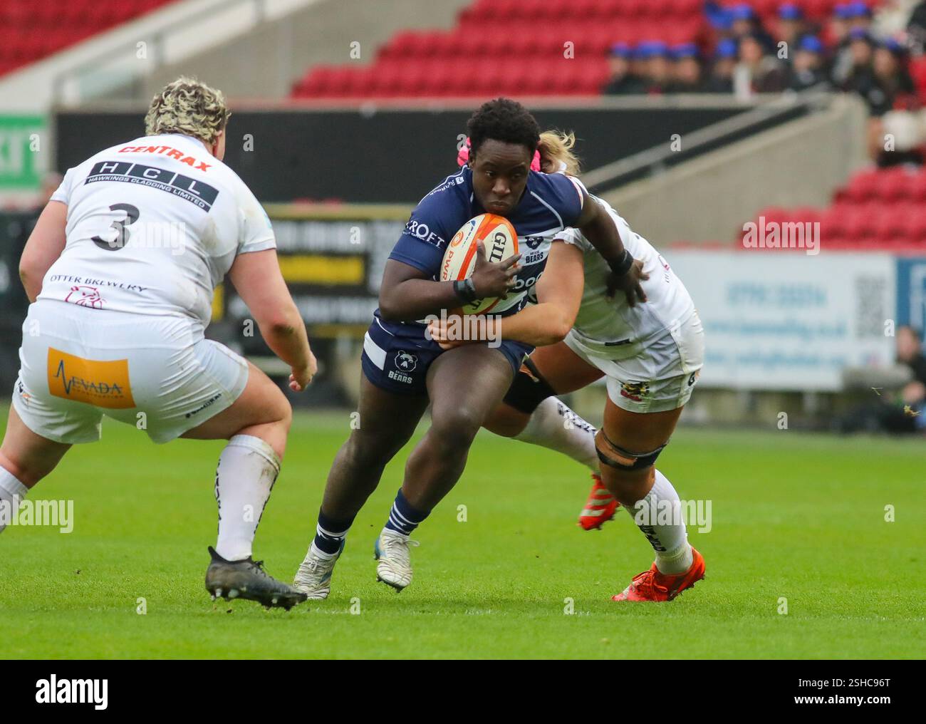 Bristol, Royaume-Uni. 08th Feb, 2025. Bristol, Angleterre, 8 février 2025 Simi PAM (Bristol) en action lors du match de rugby Premiership Womens entre Bristol Bears Women et Exeter Cheifs à Ashton Gate à Bristol, Angleterre (B. East/SPP) crédit : photo de presse sportive SPP. /Alamy Live News Banque D'Images