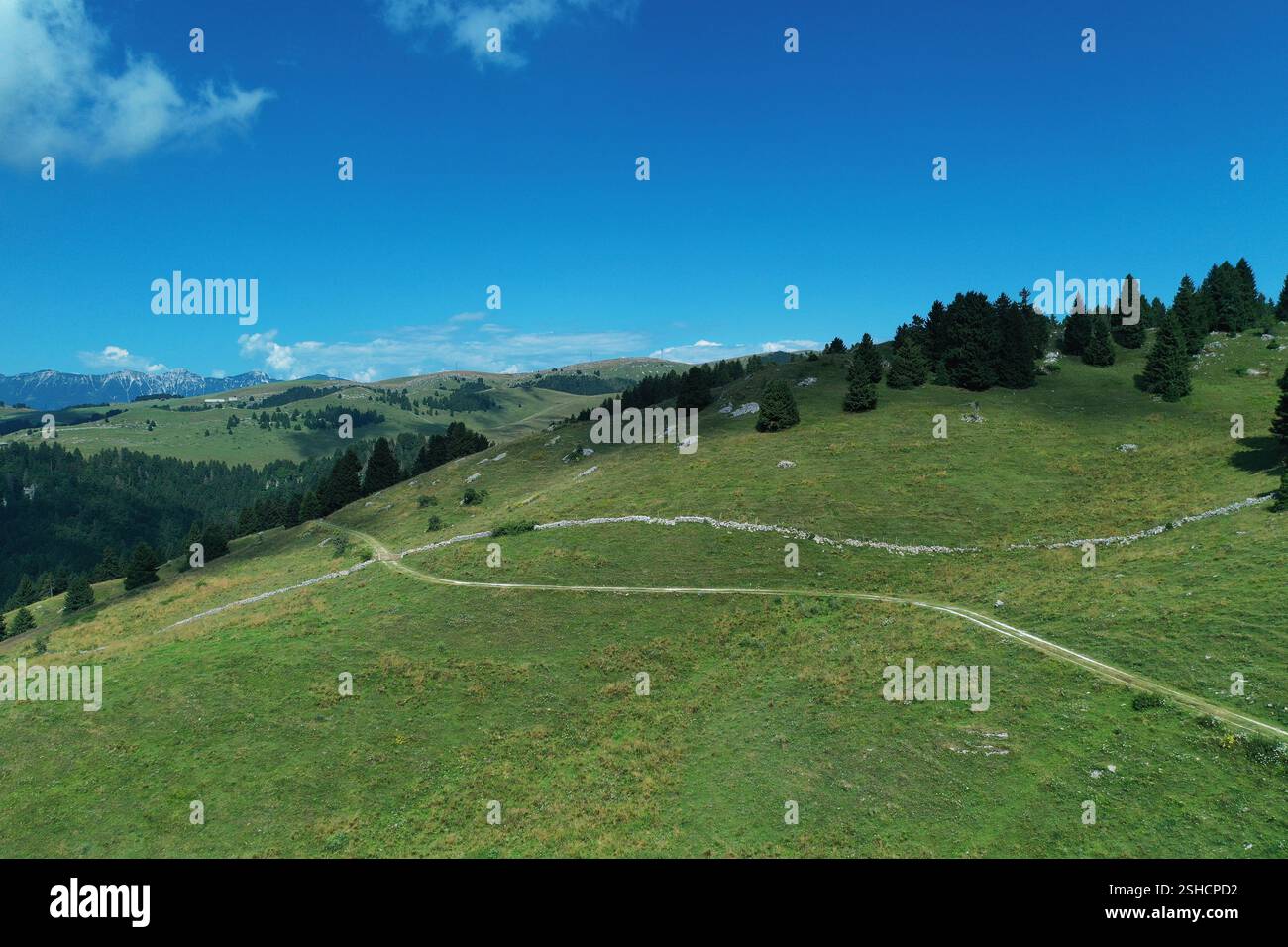 Translessinia paysages, parc naturel, pâturages, forêts et vallées Banque D'Images