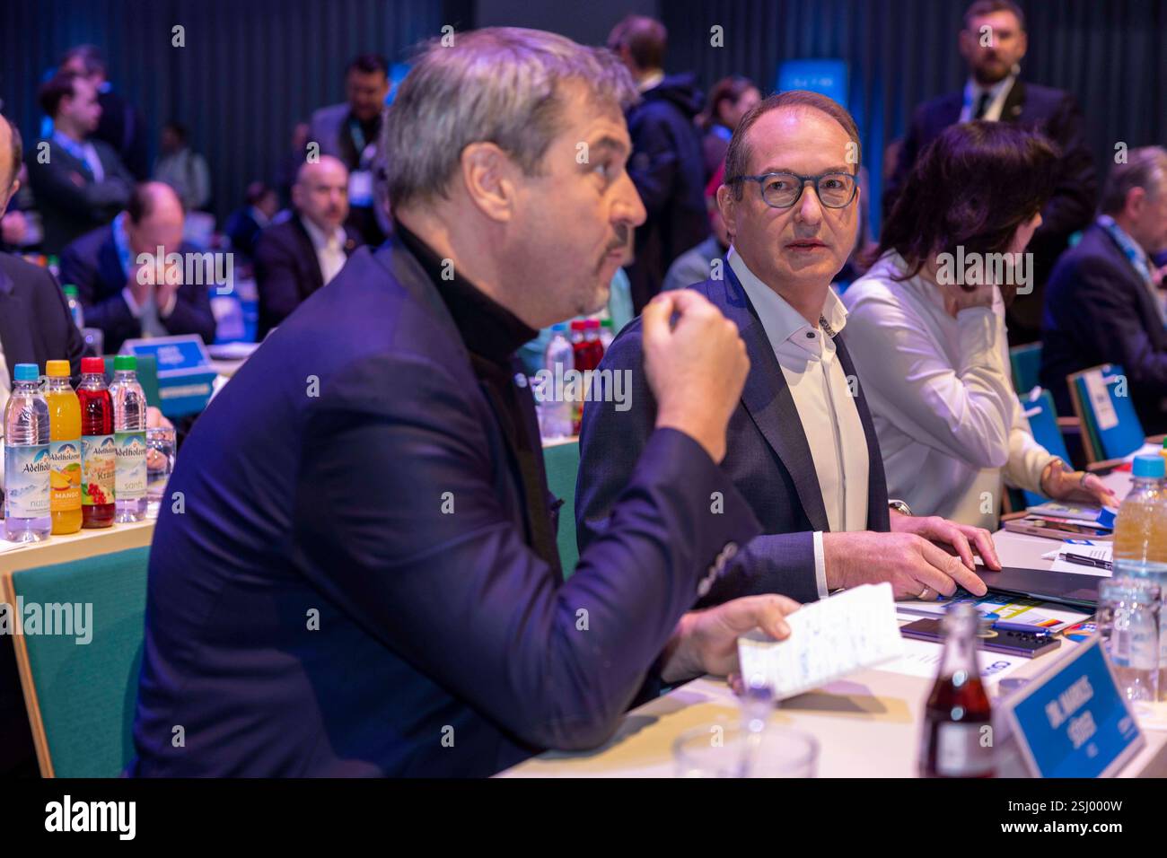 Markus Söder , Alexander Dobrindt / Kleiner Parteitag der CSU in der ...