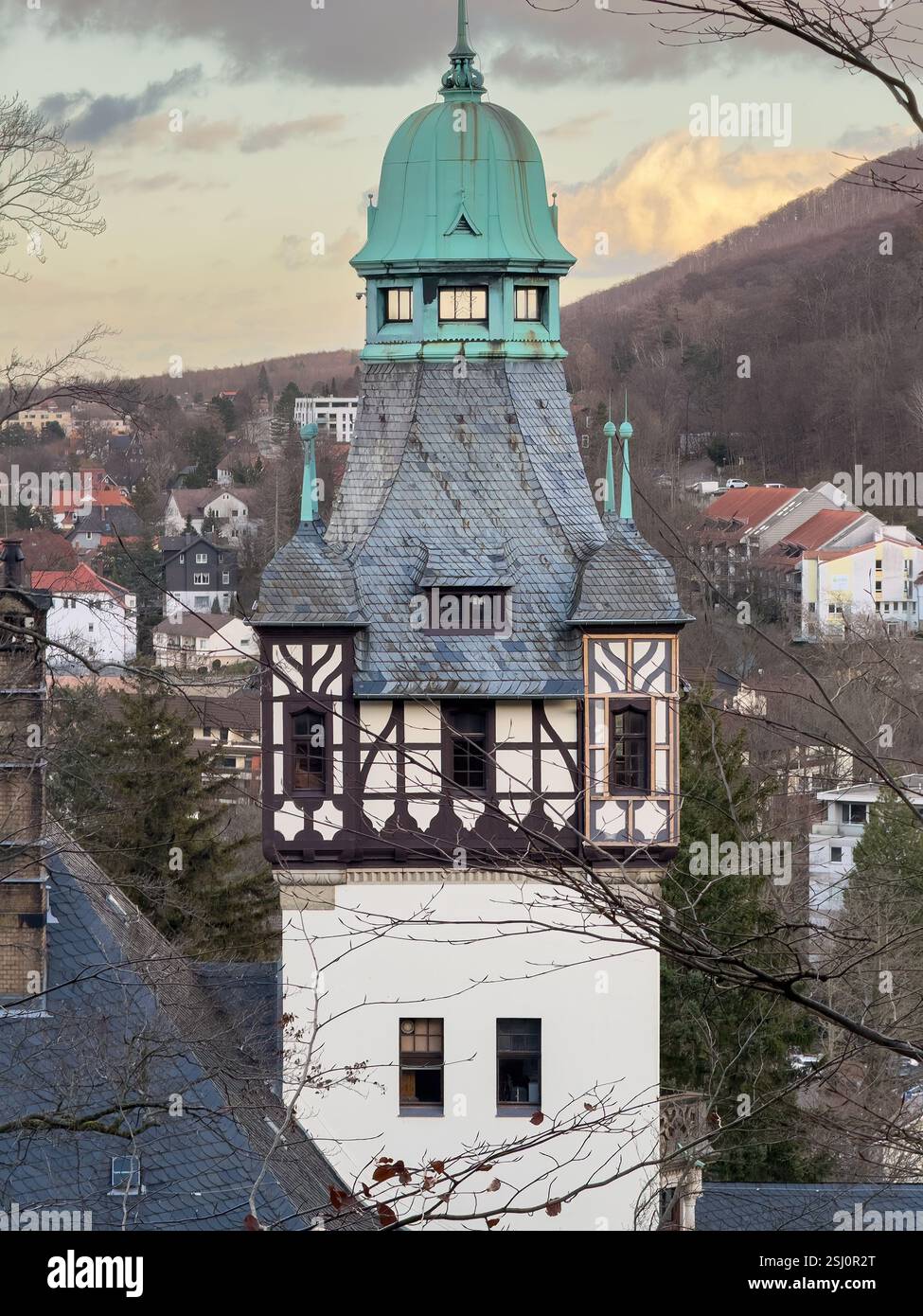 Niedersächsisches Internatsgymnasium Bad Harzburg, pensionnat de basse-Saxe à Bad Harzburg, Allemagne. Banque D'Images Niedersächsisches Internatsgymnasium Bad Harzburg, pensionnat de basse-Saxe à Bad Harzburg, Allemagne. Banque D'Images