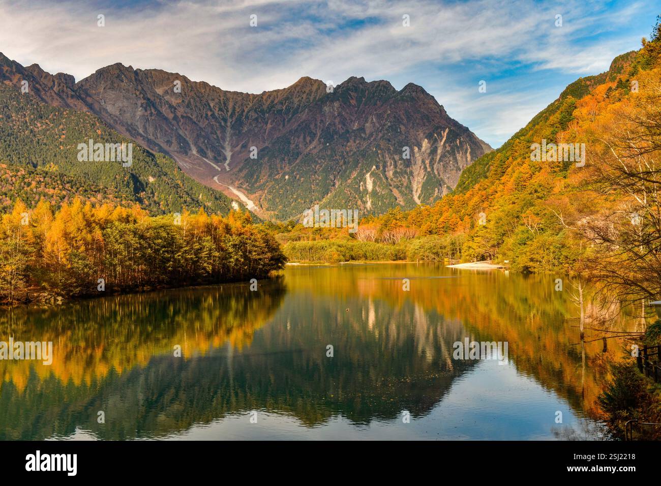 Parc national de Kamikochi, préfecture de Nagano, Japon. Point de repère pour l'attraction touristique au Japon Banque D'Images