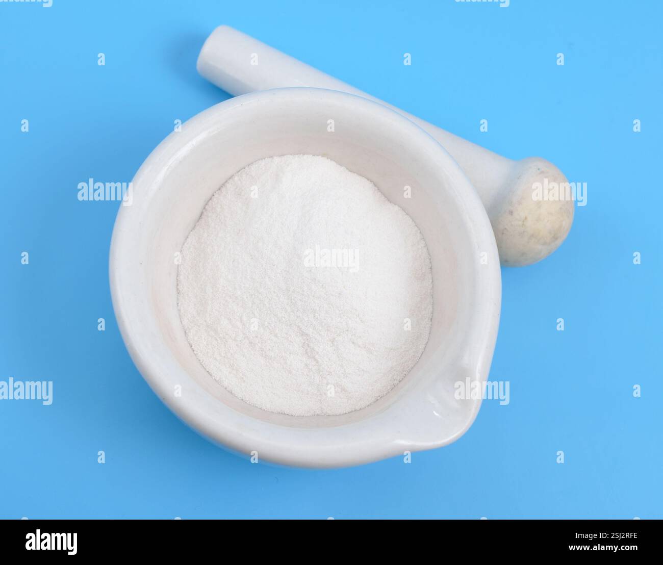 Cellulose microcristalline MCC est un terme pour la pâte de bois raffinée Banque D'Images