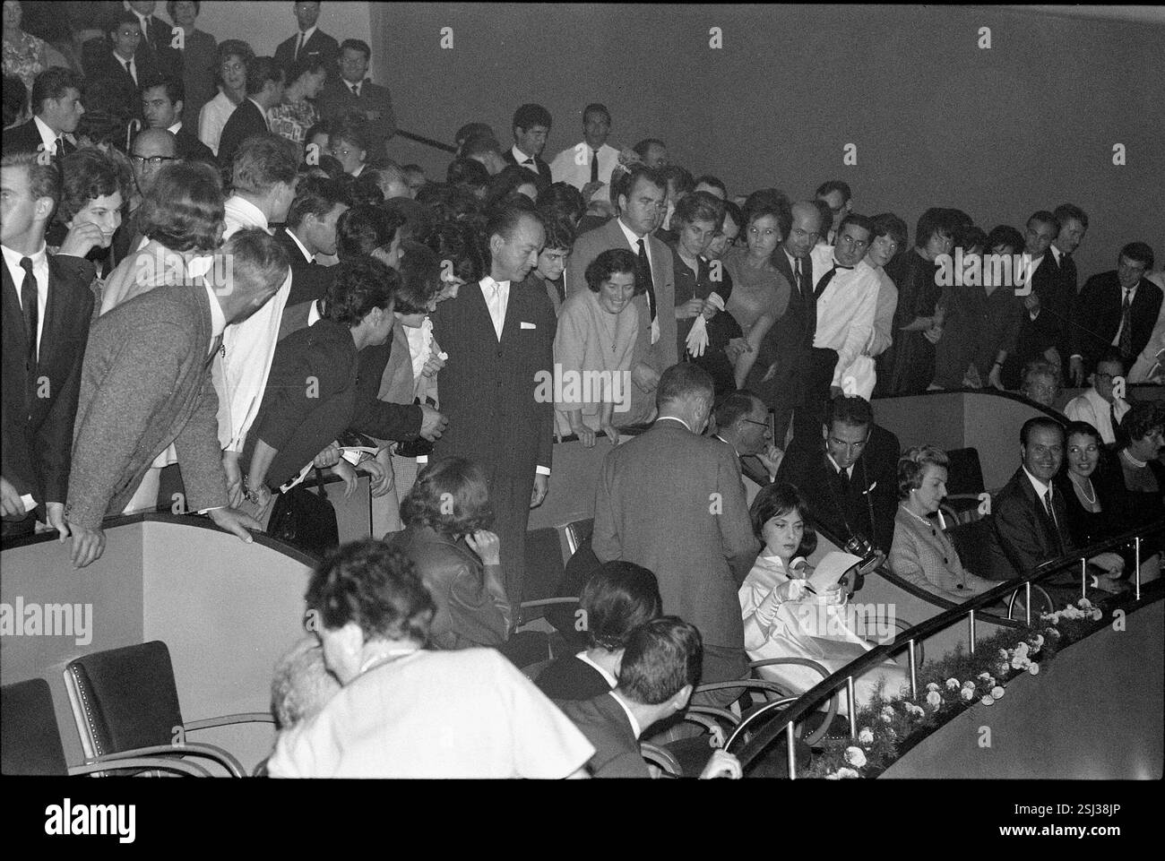 --- Gina Lollobrigida : Filmpremière in Zürich 1963#Gina Lollobrigida : soirée d'ouverture du film à Zurich 1963 Banque D'Images