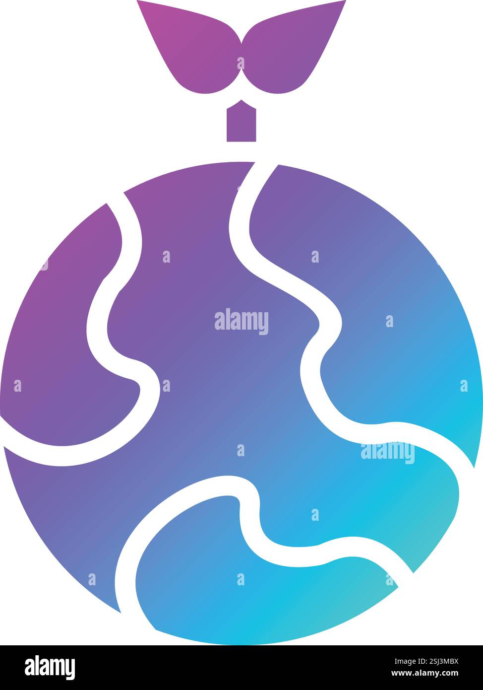 Illustration de conception d'icône de vecteur d'énergie durable Illustration de Vecteur