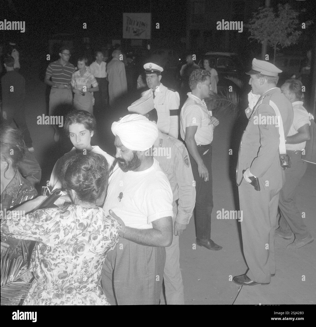 --- ROM 1960 : Laby Singh, masseur der Landhockey-Mannschaft von Indien#Rome 1960 : Laby Singh, masseur de l'équipe indienne de hockey Banque D'Images