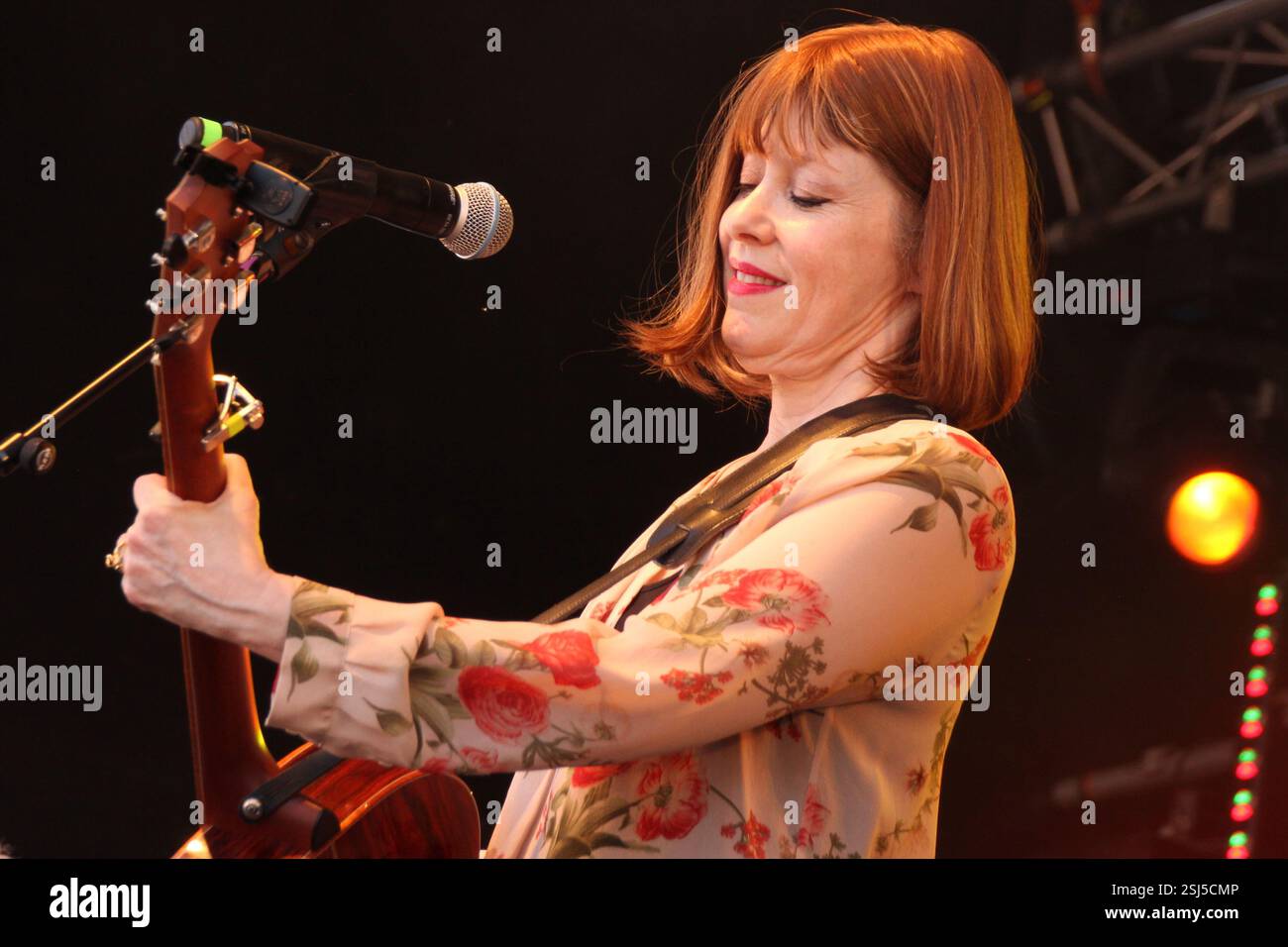 Suzanne Vega - Festival de l'île de Wight 2018 spectacles Banque D'Images