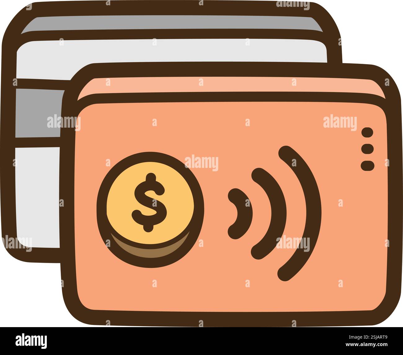 Illustration et graphique de doodle de vecteur d'argent électronique. Fait partie de la catégorie finance. Illustration de Vecteur