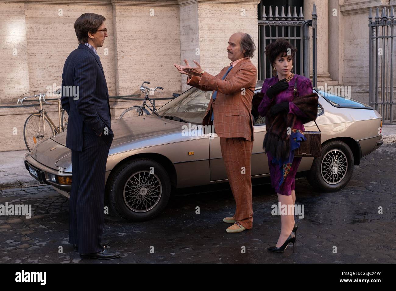 House of Gucci année : 2021 USA / Canada réalisateur : Ridley Scott Adam Driver, Jared Leto, Lady Gaga Banque D'Images