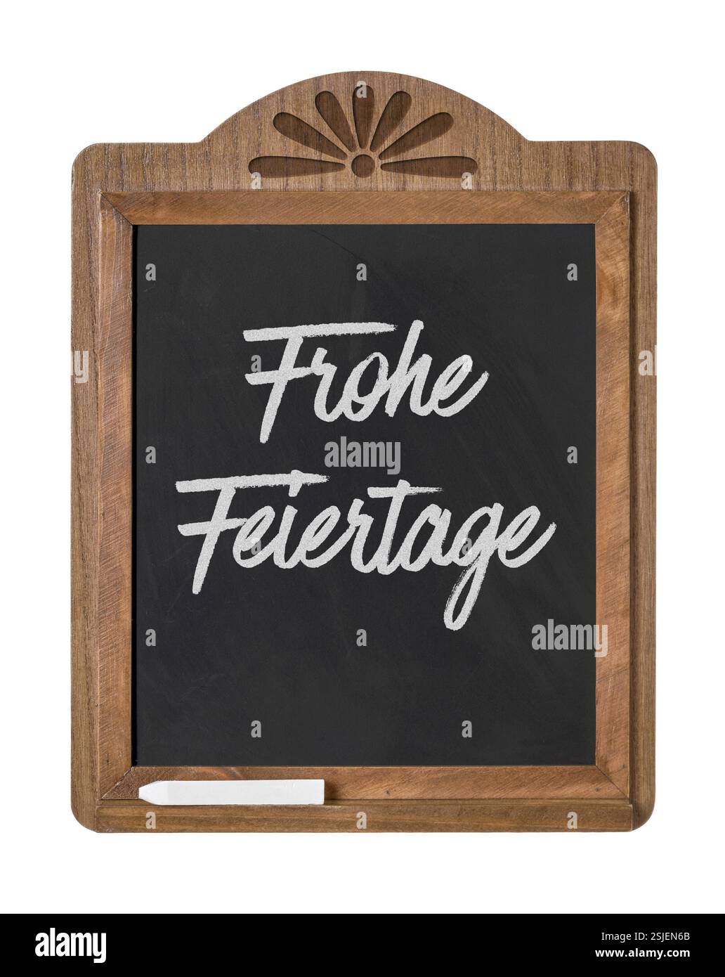 Tableau noir avec l'inscription Happy Holidays Banque D'Images