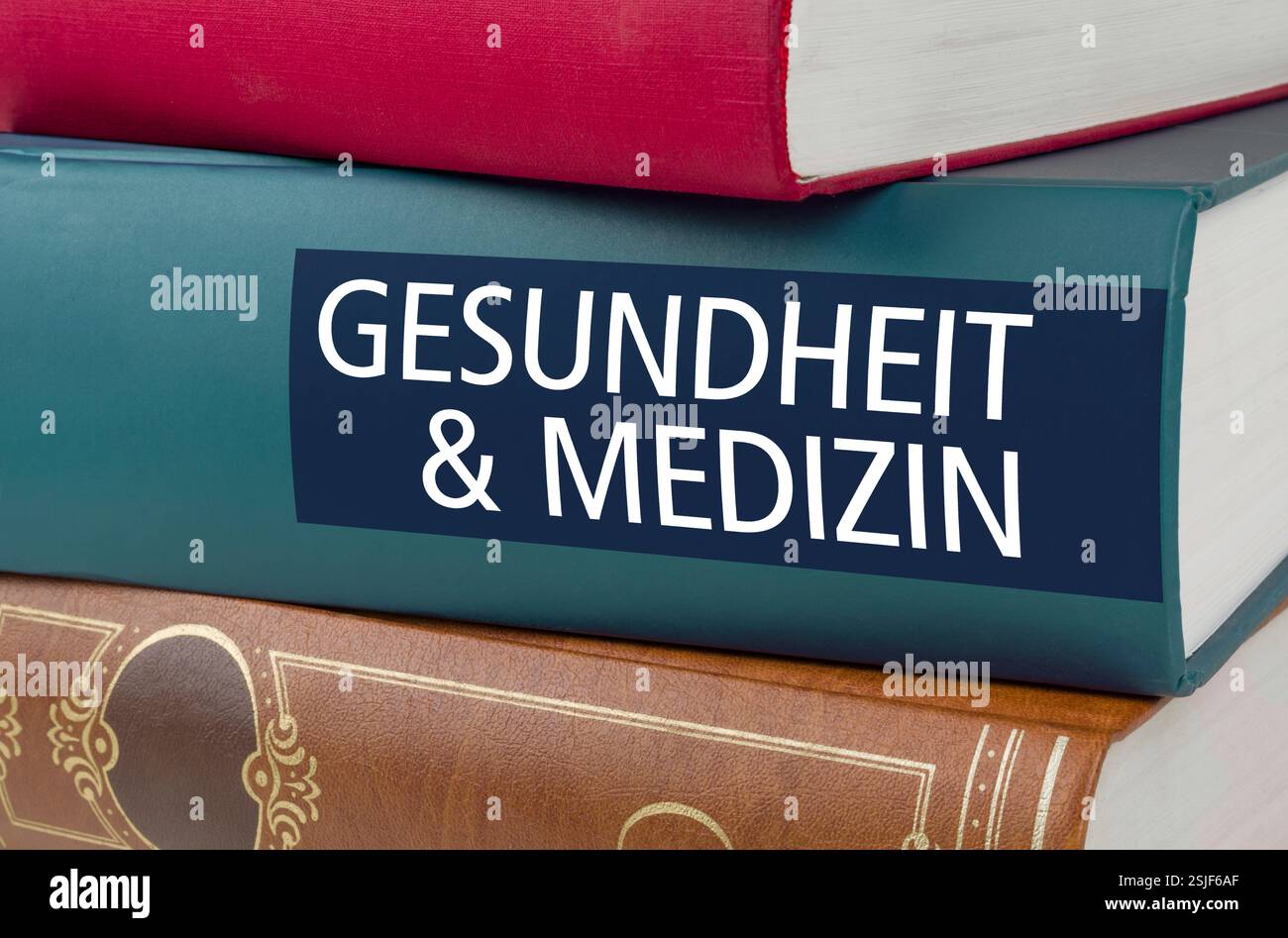 Titres de livres - santé et médecine Banque D'Images