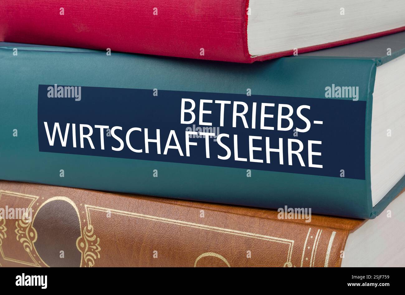 Titres de livres - Administration des affaires Banque D'Images