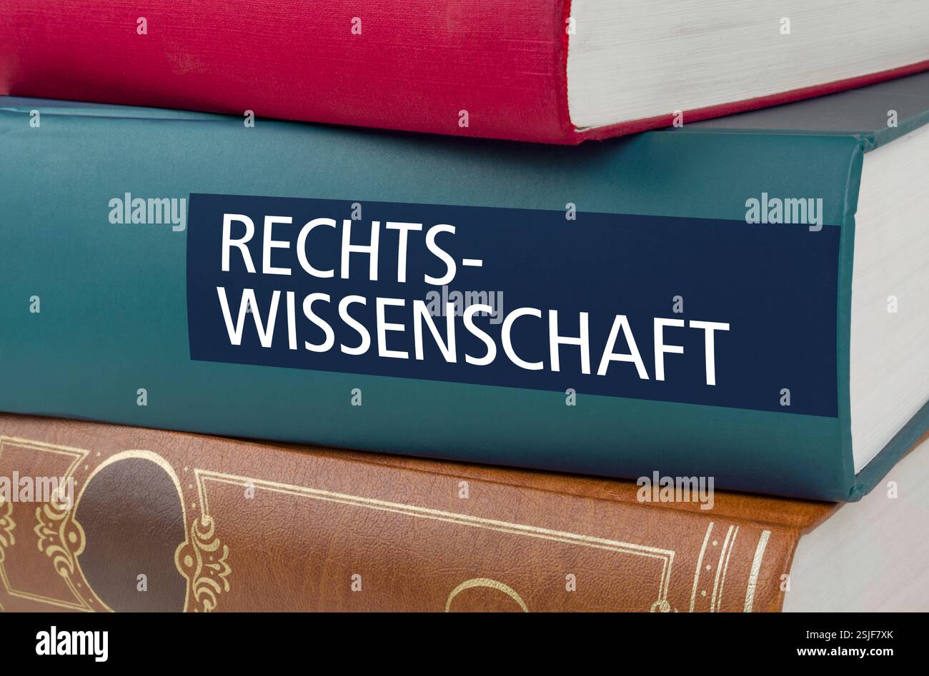 Titres de livres - jurisprudence Banque D'Images