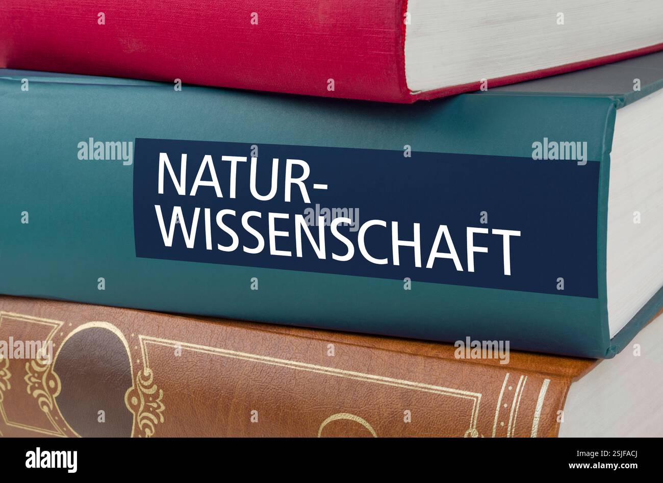 Titre du livre - Sciences naturelles Banque D'Images